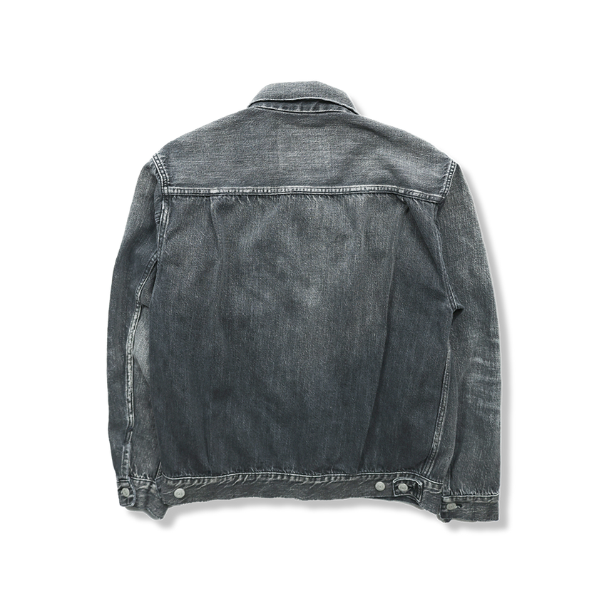 【2025AW】2102BKSSHW Type 2 Black Denim Jacket Dartford (Super Smooth)