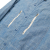 【2026SS】FU15-SH-101 Watteau Gathered Ventilated Pocket Shirt