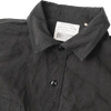 【2026SS】4091L 20’s Black Cotton/Linen Farmers Shirt