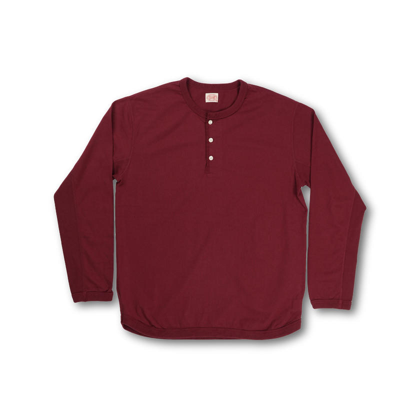 5222LH Flat Seam Heavyweight Longsleeve Henley T Shirt (限定カラー)