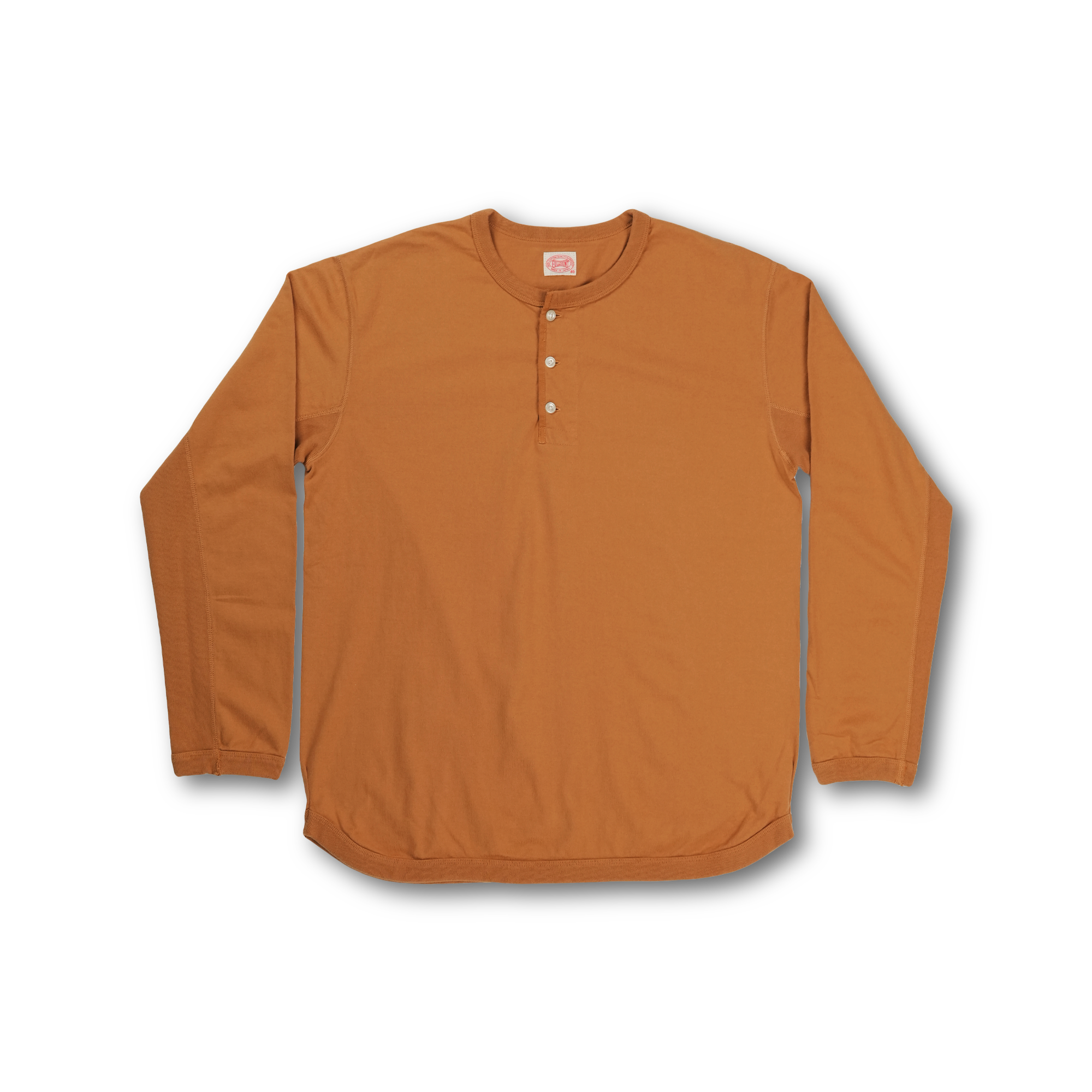 5222LH Flat Seam Heavyweight Longsleeve Henley T Shirt (限定カラー)