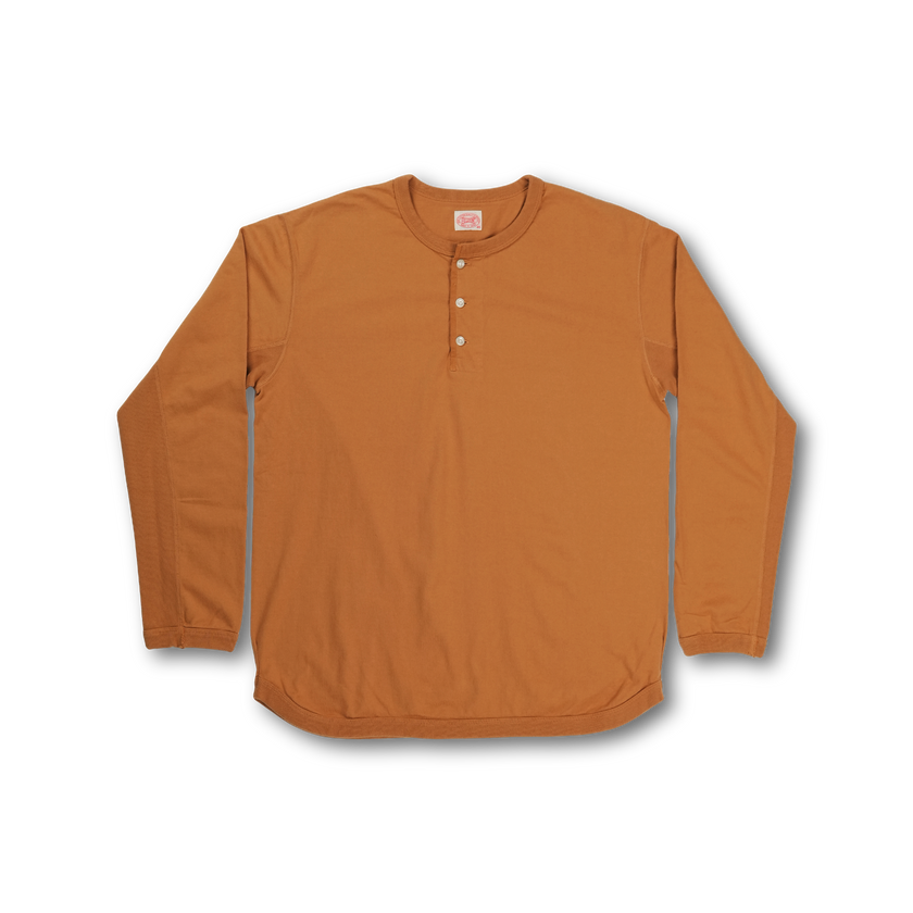 5222LH Flat Seam Heavyweight Longsleeve Henley T Shirt (限定カラー)