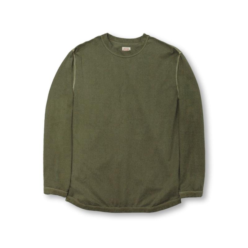 5222LSP Flat Seam Heavyweight Longsleeve T Shirt FULLCOUNT Cotton 100%