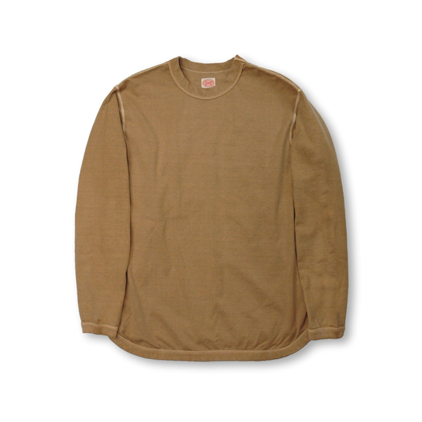 5222LSP Flat Seam Heavyweight Longsleeve T Shirt  Beige 