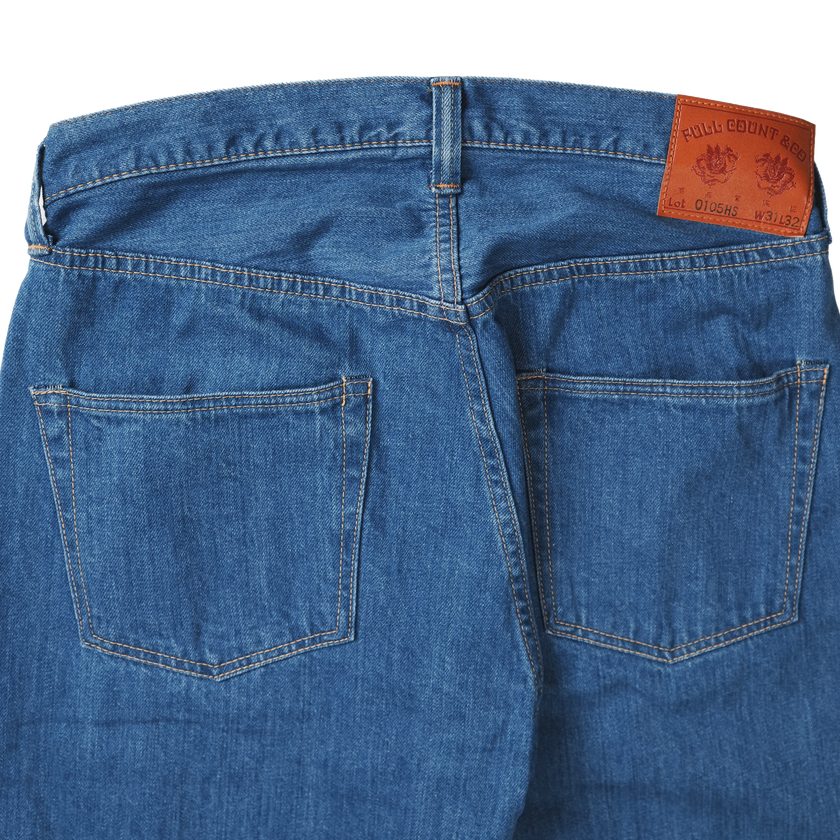 0105HS Wide Denim Stone Washed