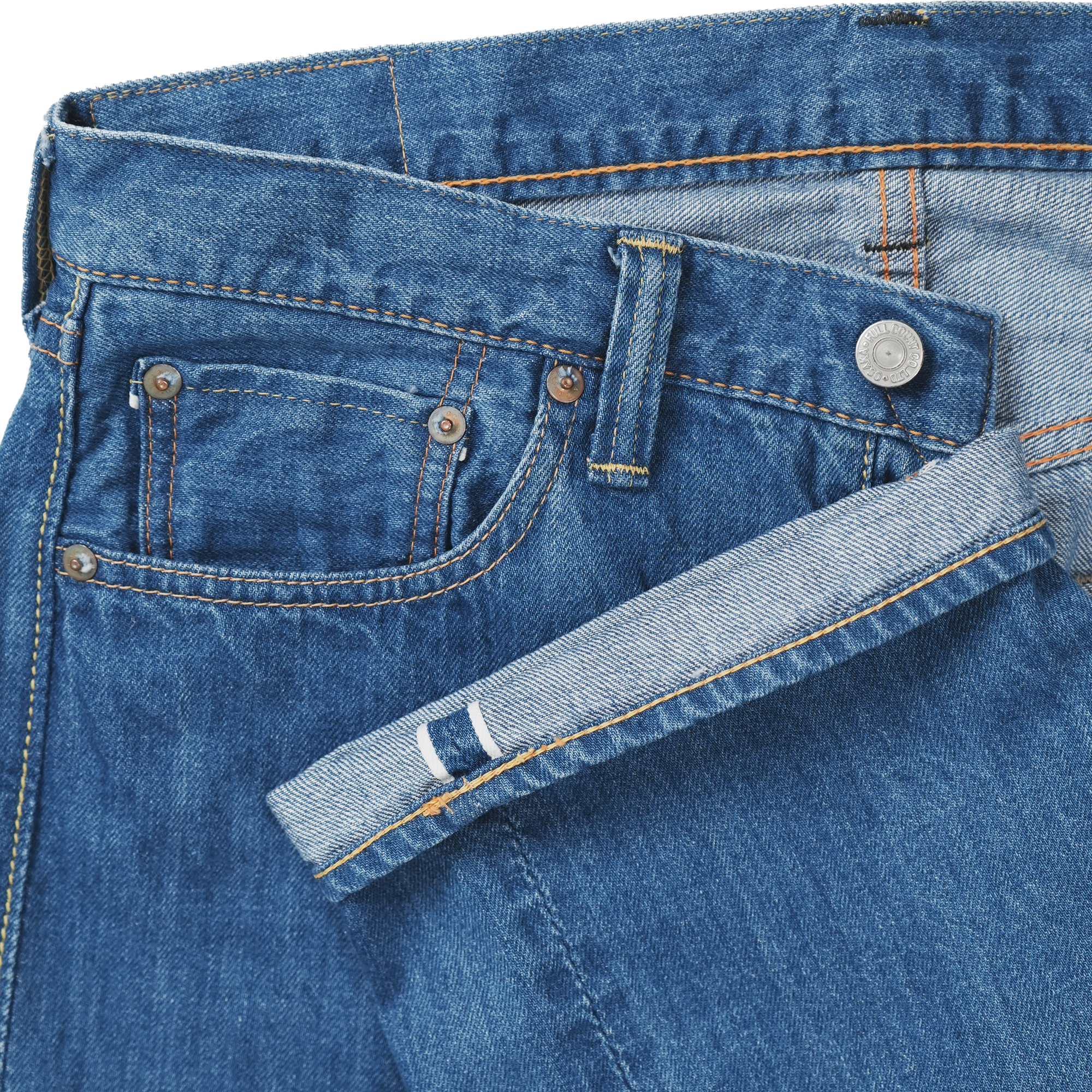 1101HS Straight Denim Stone Washed