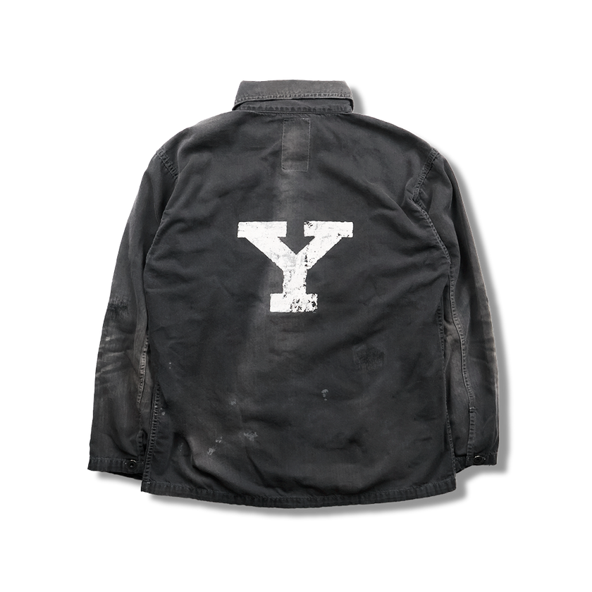 4097VE-1 US Army Black Black Denim Pullover Shirt VE (Vintage Effect)