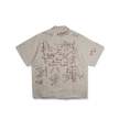 【2026SS】4100-1 Embroidery Signature Open Collar S/S Shirt