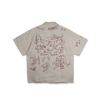 【2026SS】4100-1 Embroidery Signature Open Collar S/S Shirt