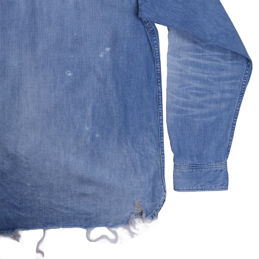【2027SS】4890VE-27 Denim Work Shirt(Vintage Effect)