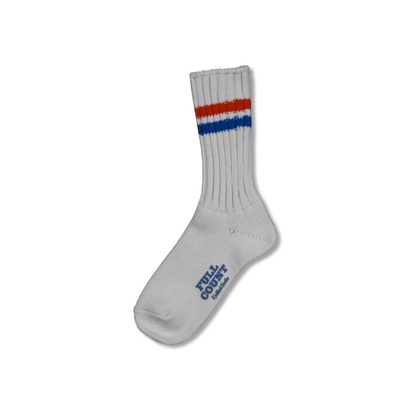 【2025SS】6110-4 Ribbed Crew Socks
