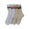【2025SS】6110-4 Ribbed Crew Socks
