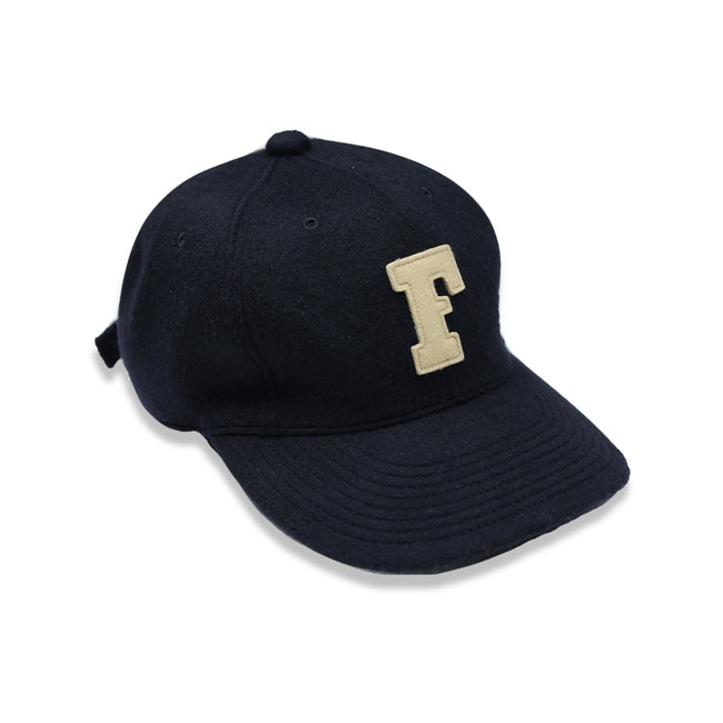 【2025AW】6843-25 6 Panel Wool Melton Baseball Cap F Patch