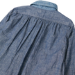 【2026SS】FU15-SH-101 Watteau Gathered Ventilated Pocket Shirt