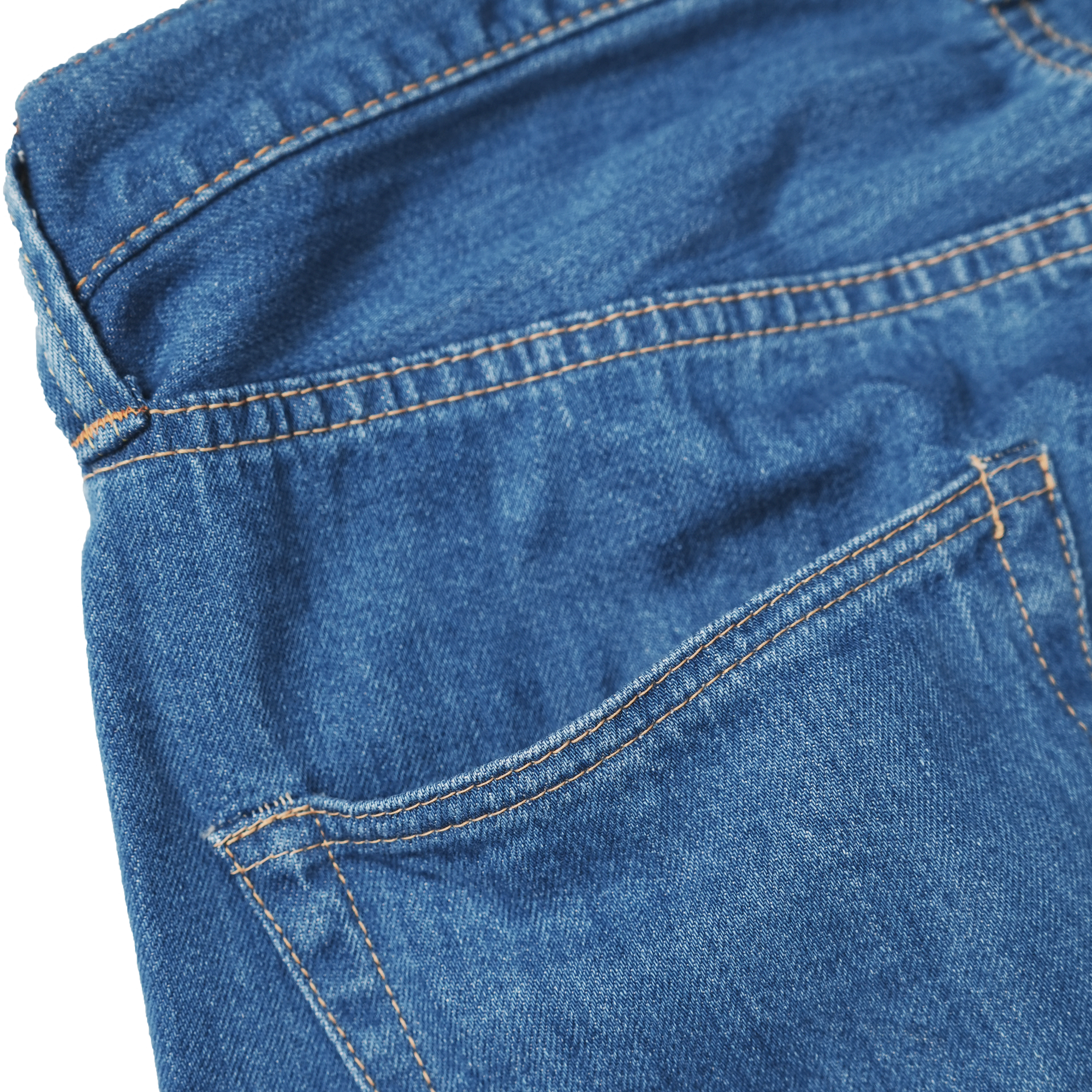 0105HS Wide Denim Stone Washed