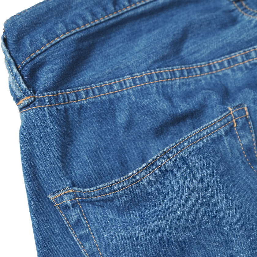 1101HS Straight Denim Stone Washed