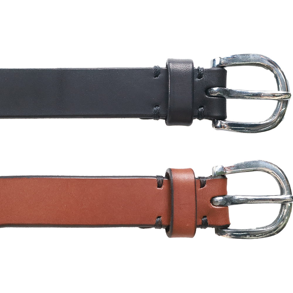 【27SS】6219 Oiled Leather Narrow Belt