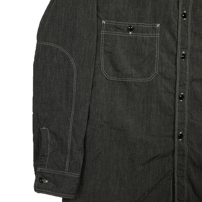 [2025SS] 4090-2 30s Triple Stitch Covert Chambray Shirt