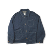 FU15-BL-101 Graffiti Chore Jacket FULLCOUNT
