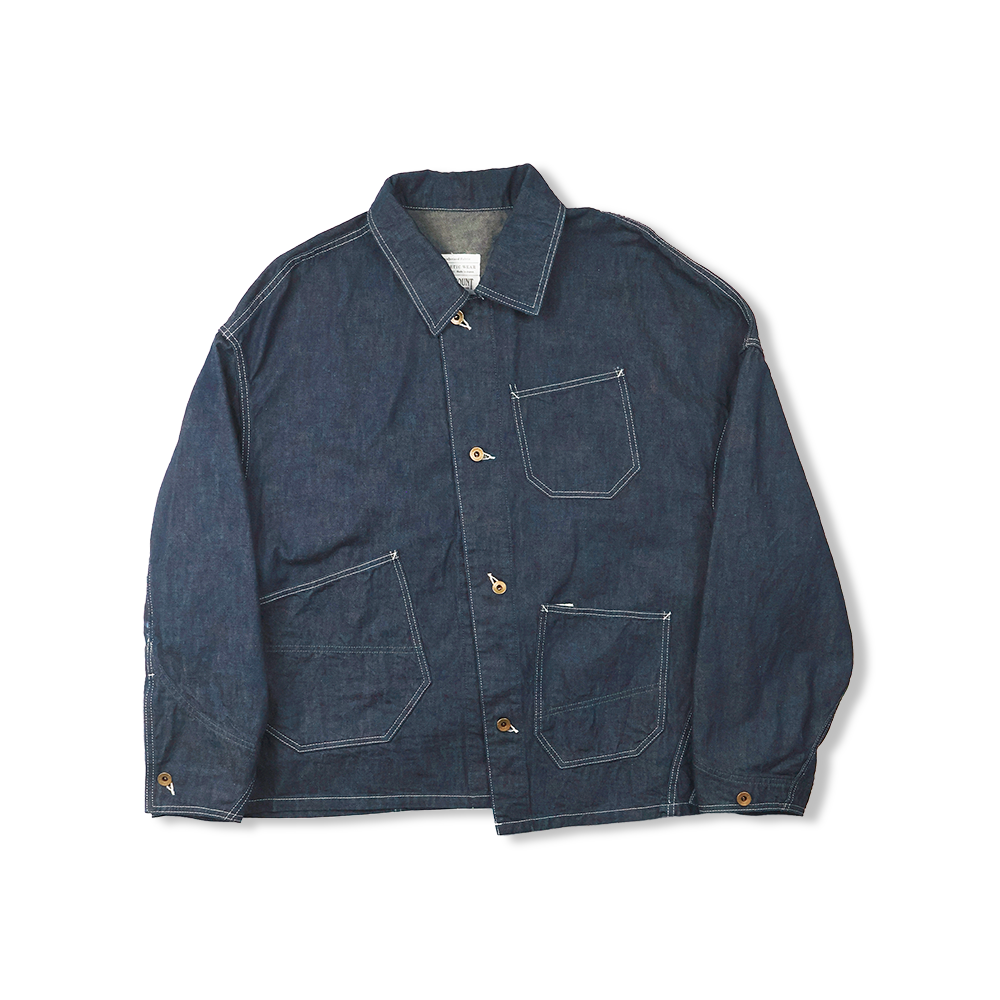 FU15-BL-101 Graffiti Chore Jacket FULLCOUNT