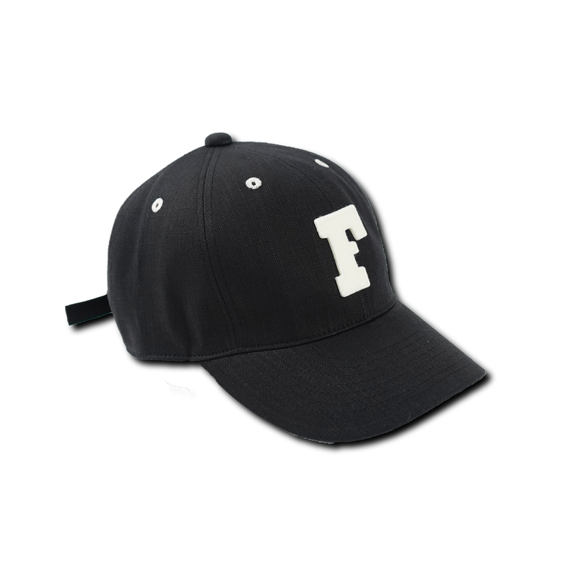 6843-26 6Panel Black Black Denim Baseball  F  Cap (直営店限定)