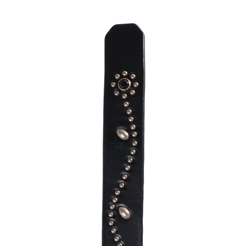【26AW】6216HTC Flower Studs Belt by Zip Stevenson HTC