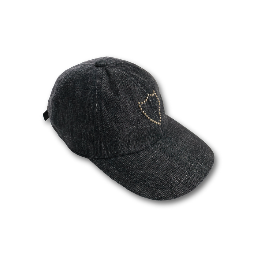 【26AW】6209HTC Black DenimCap On Studs by Zip Stevenson HTC