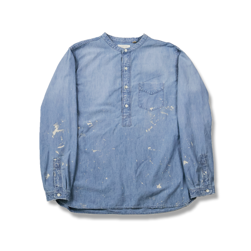 【2025SS】4900HW-SP Stand Collar Chambray Shirts ”Aging”