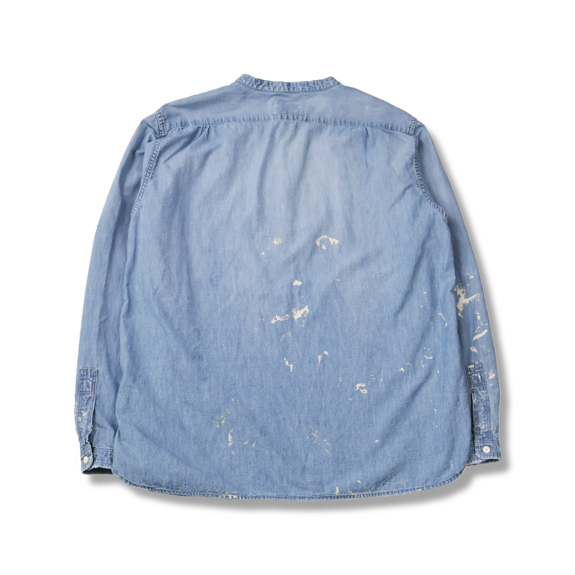 【2025SS】4900HW-SP Stand Collar Chambray Shirts ”Aging”