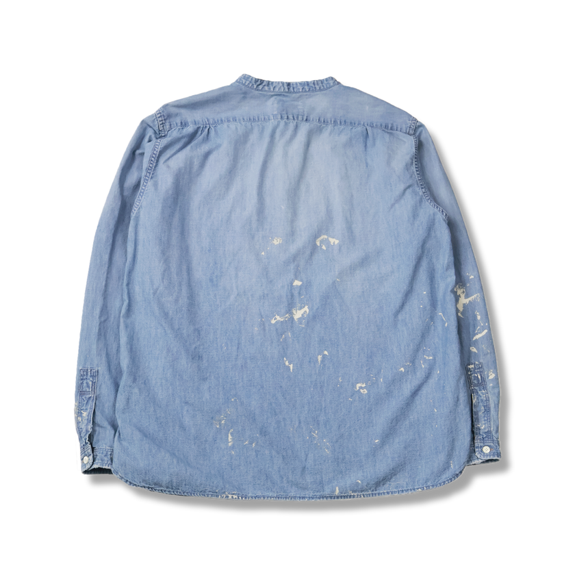 【2025SS】4900HW-SP Stand Collar Chambray Shirts ”Aging”