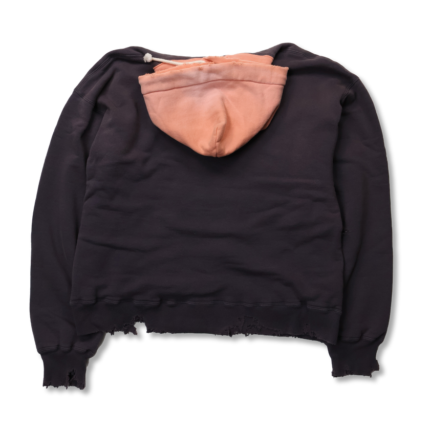【2025AW】3770 Fading Double Face Sweat Hoodie