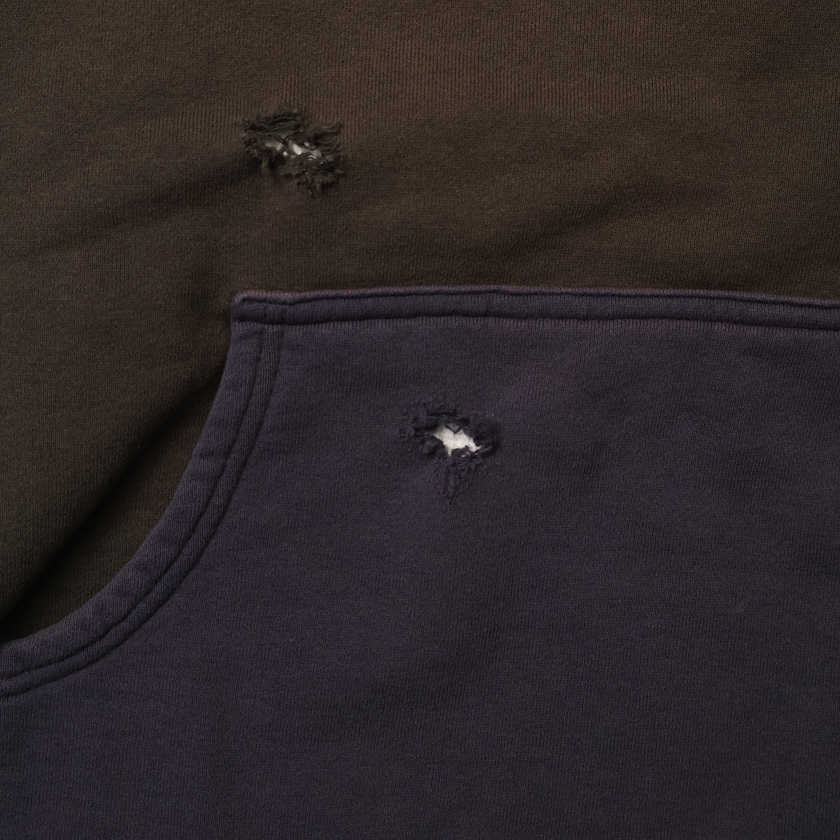 【2025AW】3770 Fading Double Face Sweat Hoodie