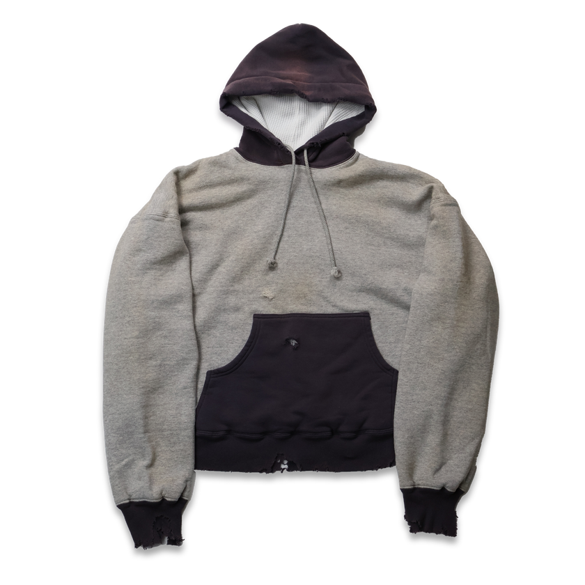 【2025AW】3770-1　Fading Double Face Sweat Hoodie(damage less)