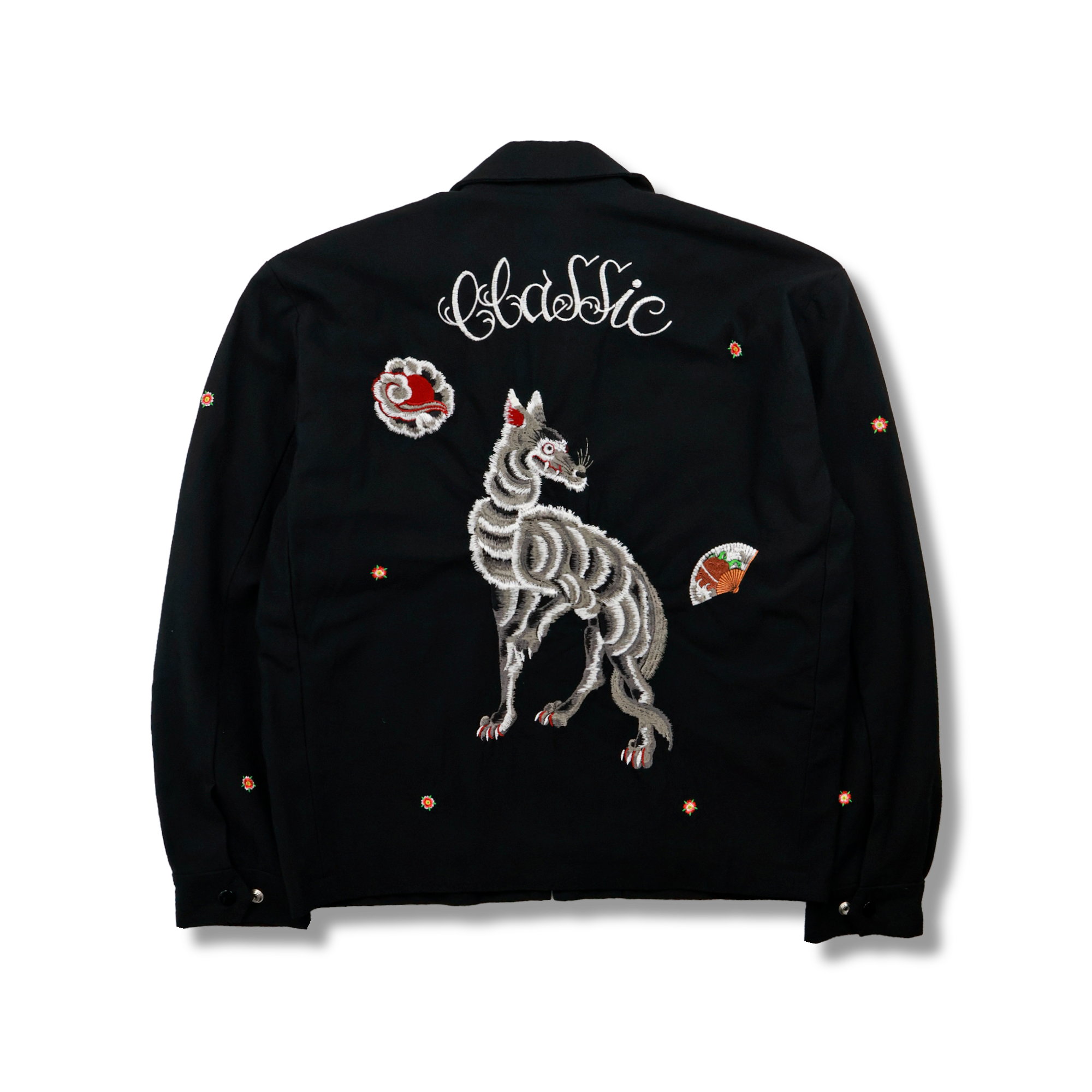 【2026SS】2054-1 Classic Tattoo Embroidery Sport Jacket Original Drawing by “HORIDAI”