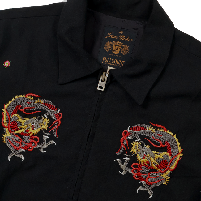 【2026SS】2054-1 Classic Tattoo Embroidery Sport Jacket Original Drawing by “HORIDAI”