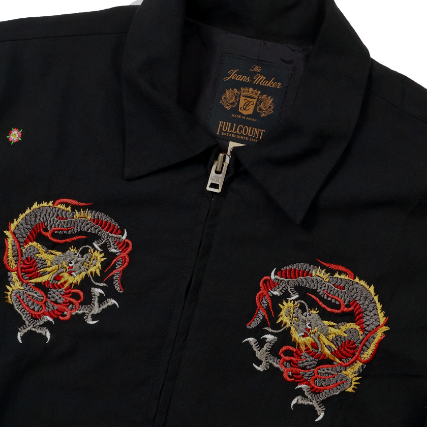 【2026SS】2054-1 Classic Tattoo Embroidery Sport Jacket Original Drawing by “HORIDAI”