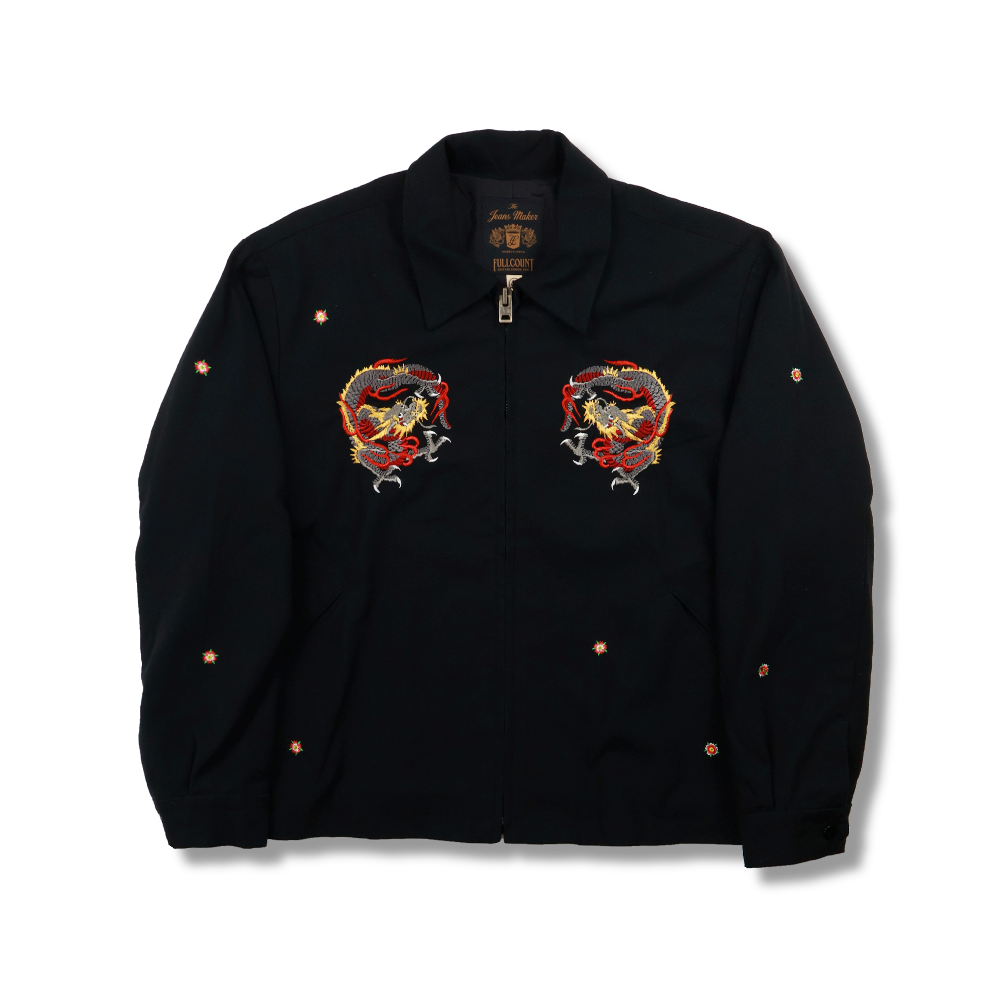 【2026SS】2054-1 Classic Tattoo Embroidery Sport Jacket Original Drawing by “HORIDAI”