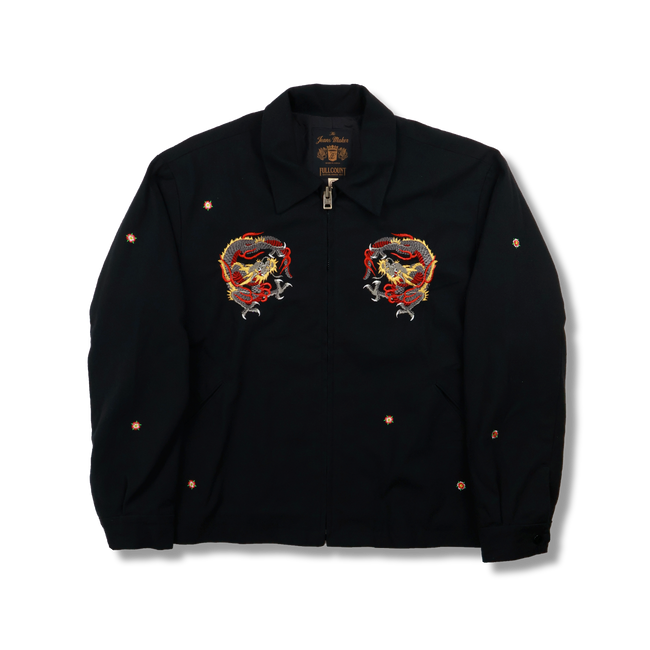 【2026SS】2054-1 Classic Tattoo Embroidery Sport Jacket Original Drawing by “HORIDAI”