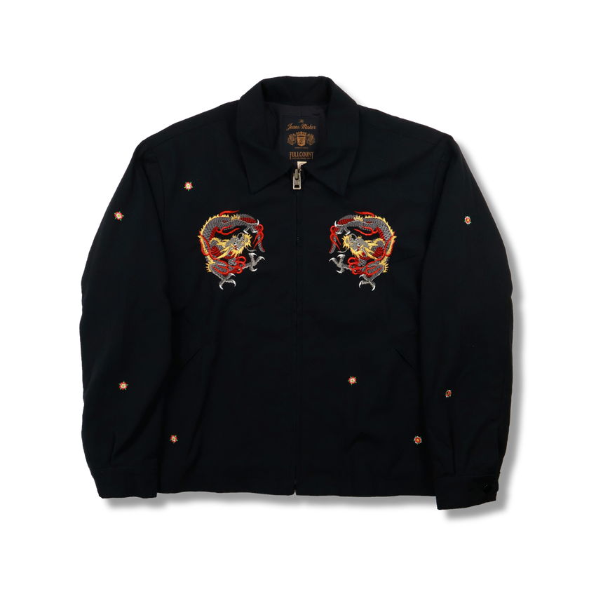 【2026SS】2054-1 Classic Tattoo Embroidery Sport Jacket Original Drawing by “HORIDAI”