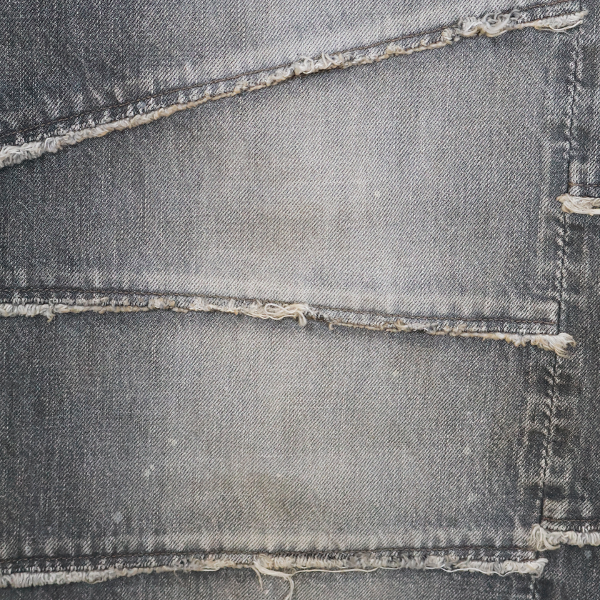 【2025SS】G14FC102 Switching Denim Wide Bermuda Pants (KAMIYA Collaboration)