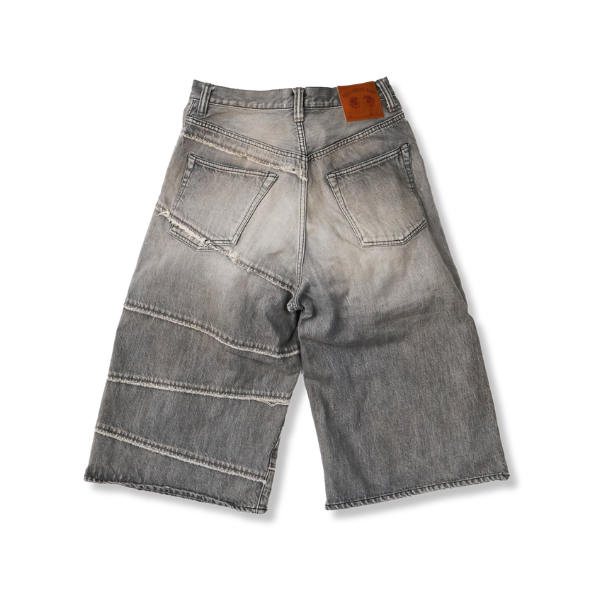 【2025SS】G14FC102 Switching Denim Wide Bermuda Pants (KAMIYA Collaboration)