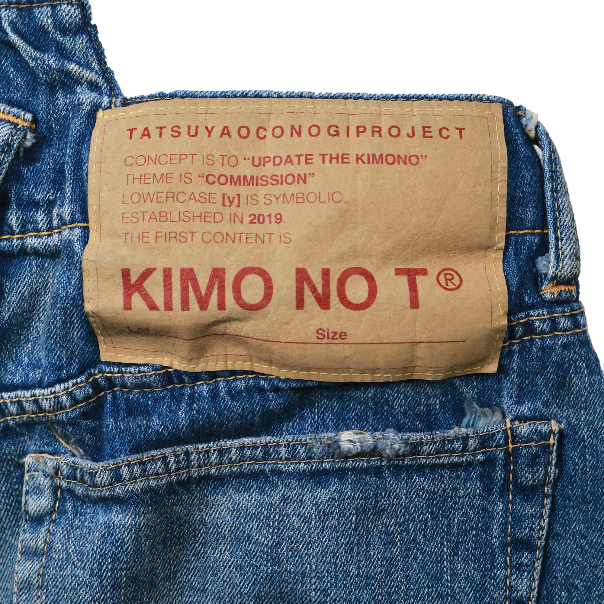 【2025SS】1001K WIde Tuck Hakama Denim KIMO NOT