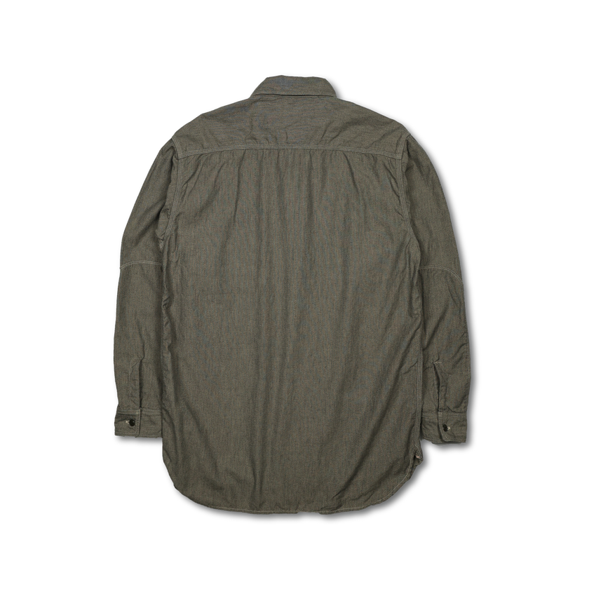 [2025SS] 4090-2 30s Triple Stitch Covert Chambray Shirt