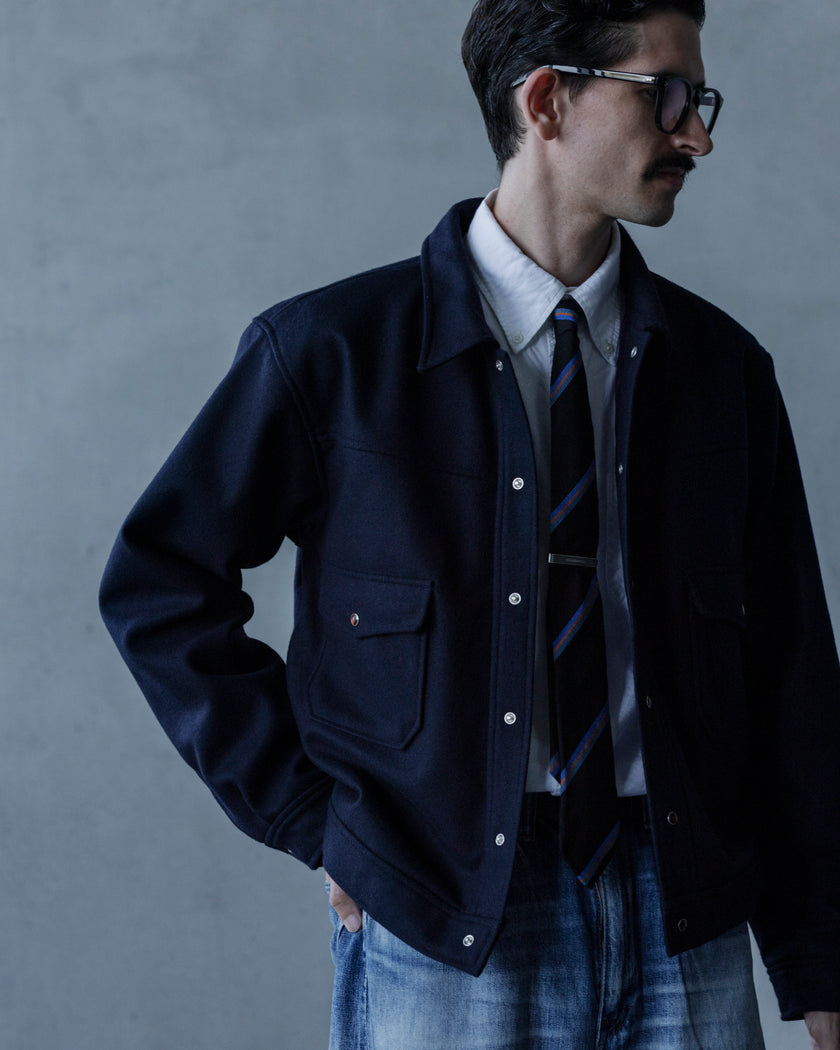 【2025AW】2041 Wool Melton Hollywood Dude Jacket
