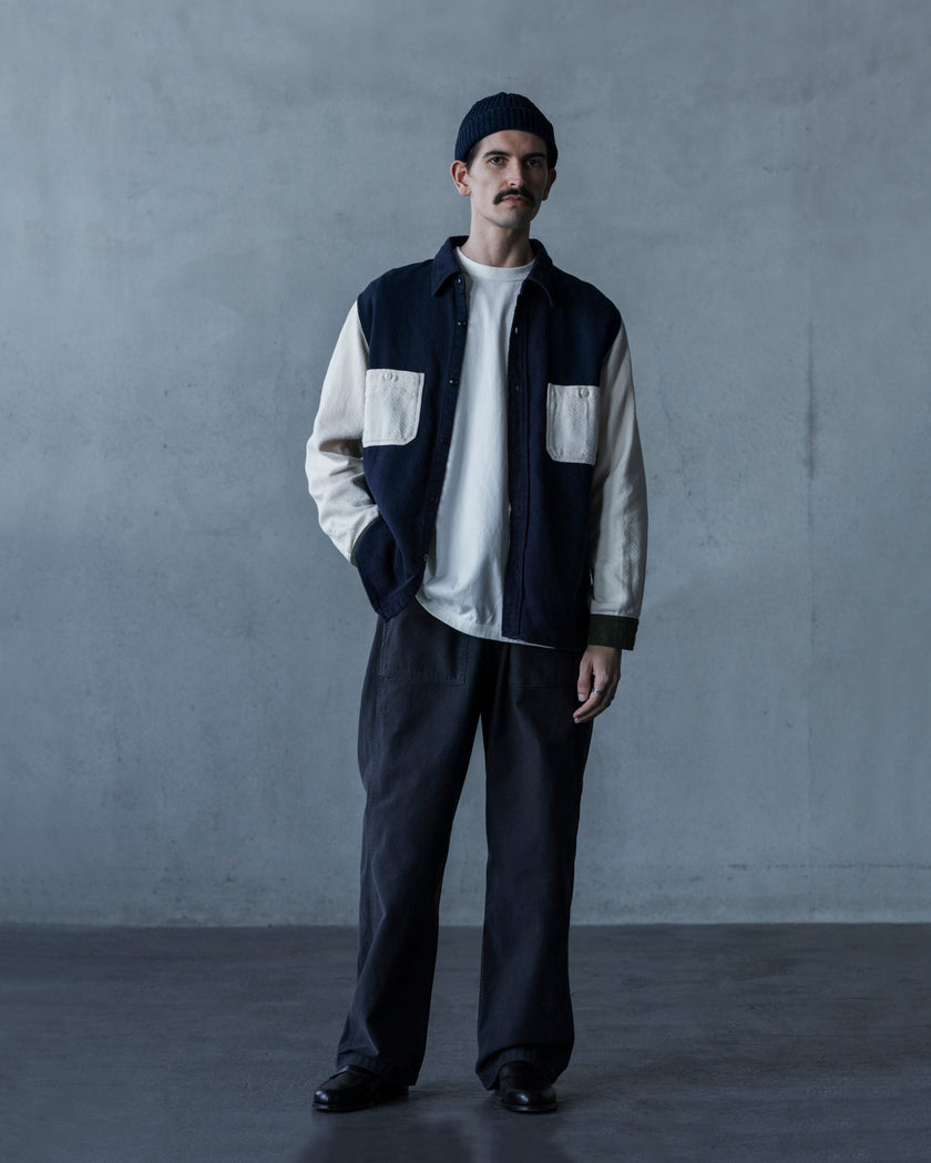 【2025AW】4095 Crazy Pattern Flannel Work Shirt