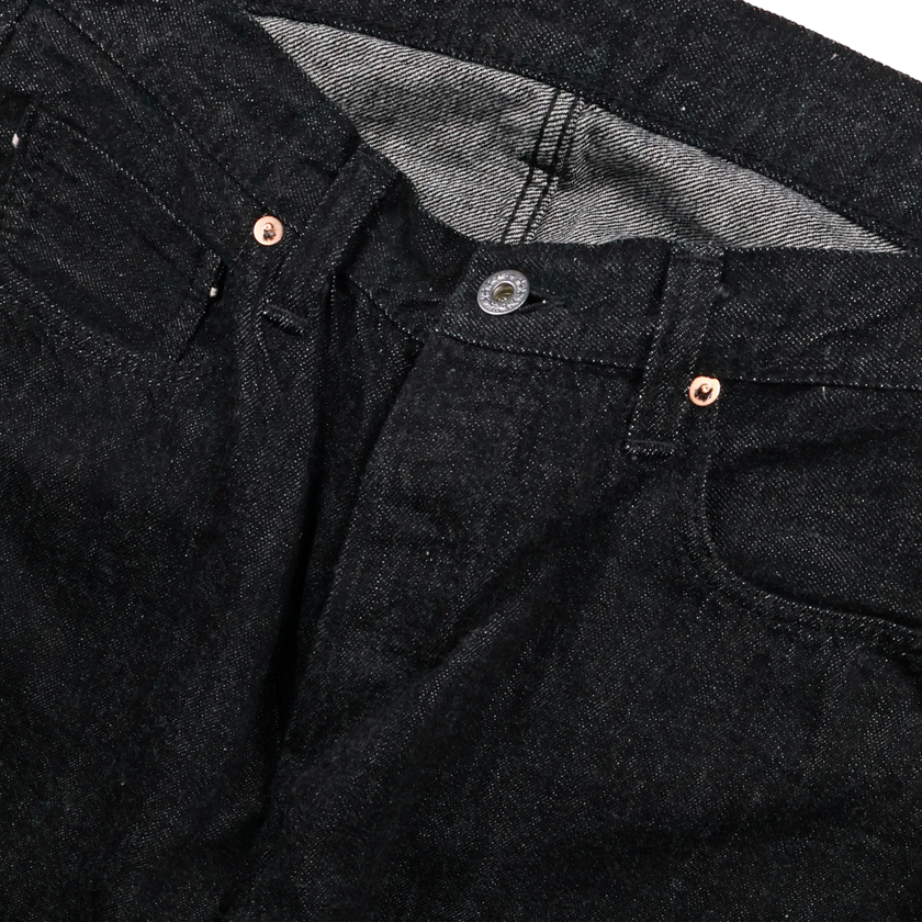 【2026SS】S0105BKSS WWII Model 11.5oz Black Denim Pants (Raw)