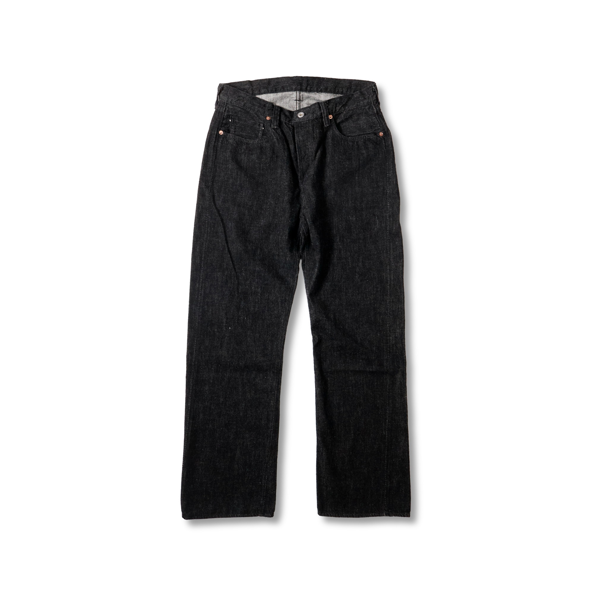 【2026SS】S0105BKSS WWII Model 11.5oz Black Denim Pants (Raw)