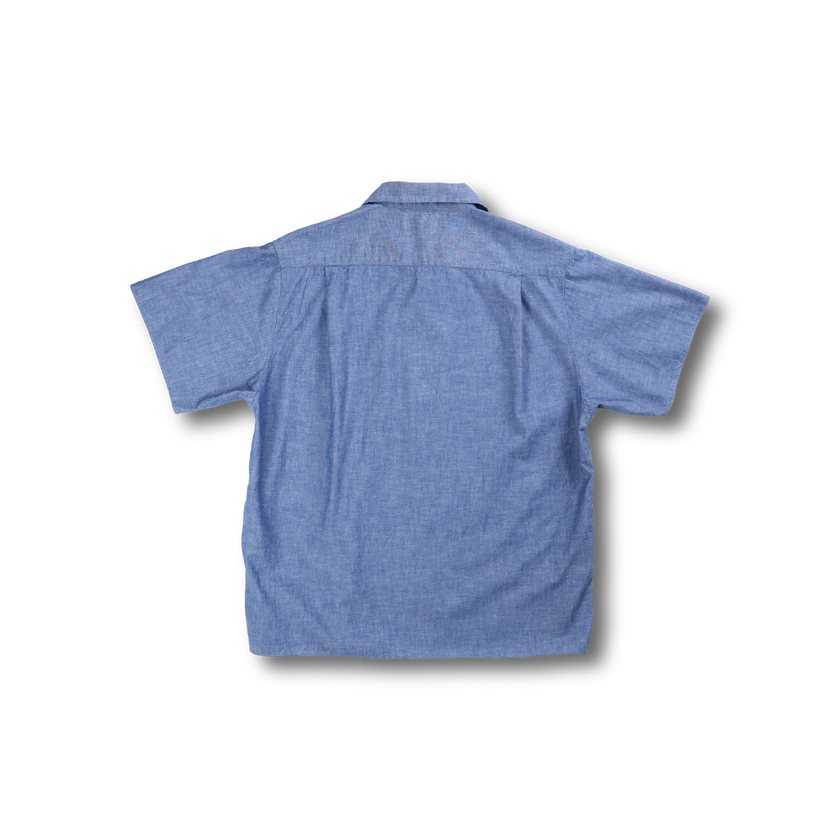 【2027SS】4107-1 Chambray Open Collar S/S Shirt