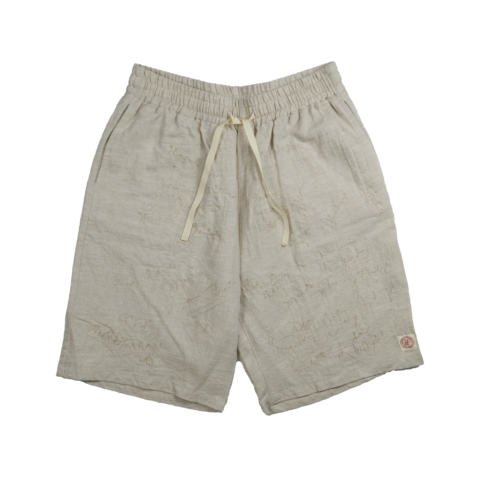 【2026SS】1143-1 Embroidery Signature Resort Shorts
