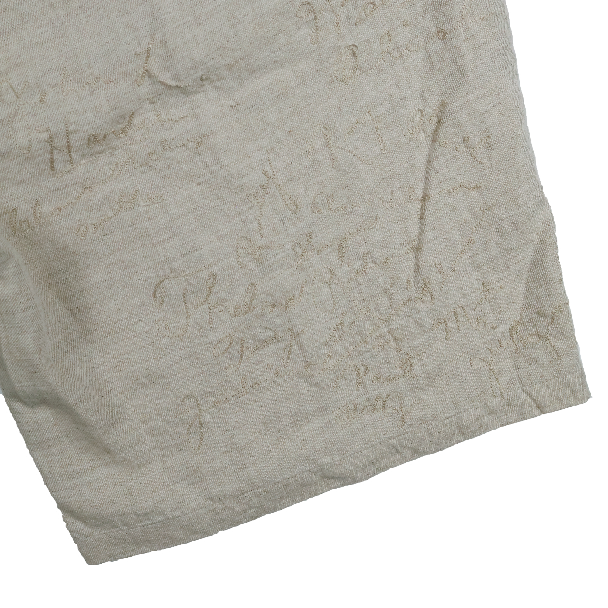 【2026SS】1143-1 Embroidery Signature Resort Shorts
